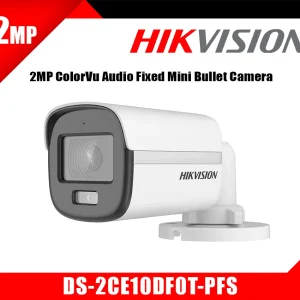 2MP ColorVU + Audio Bullet  Camera DS-2CE10DF0T-PFS